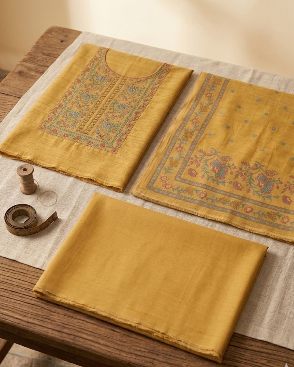 Tulip Tree Yellow Premium Embroidery Radiant Style Set