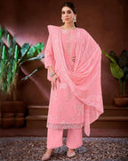 Salmon Tartare Pink Lawn Contemporary Classic Charm
