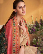 Rodeo Dust Embroidery Traditional Unstitched Dress Material