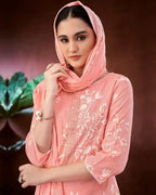 Quartz Pink Lawn Embroidered Everyday Ethnic Staple