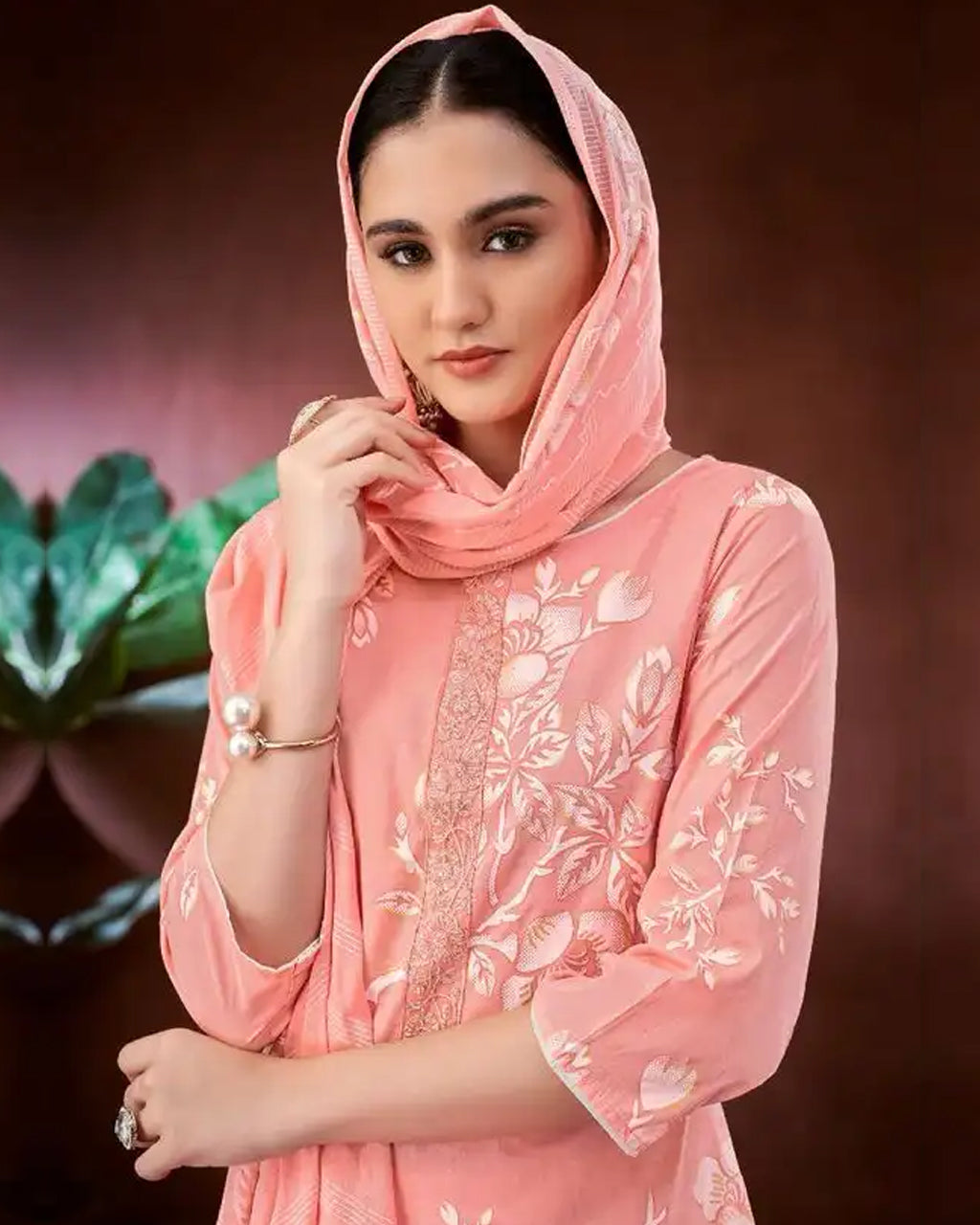 Quartz Pink Lawn Embroidered Everyday Ethnic Staple