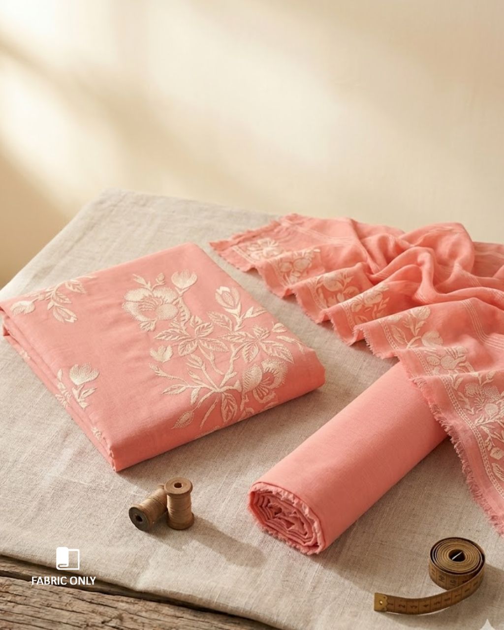 Quartz Pink Lawn Embroidered Everyday Ethnic Staple