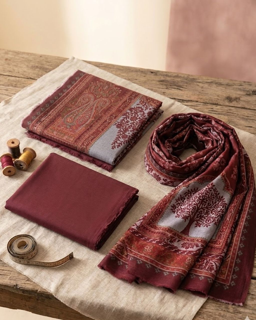 Smoky Topaz Alpine Wool Luxe Elegance