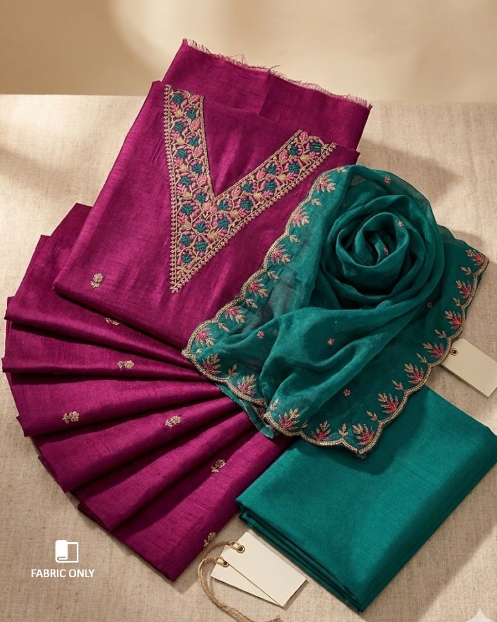 Banafsaji Purple Vichitra Silk Graceful Weave Stories