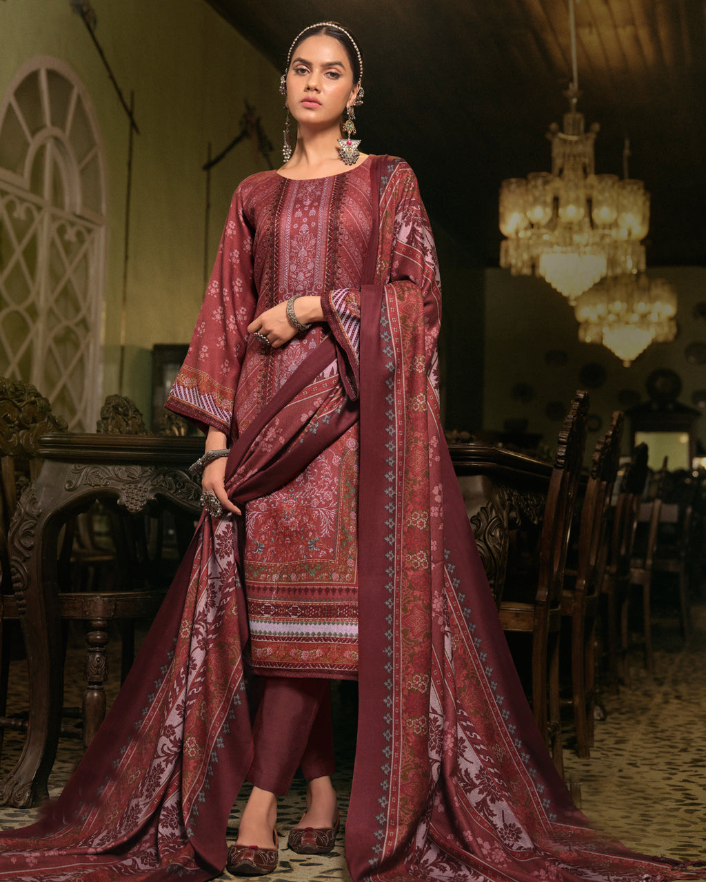 Smoky Topaz Alpine Wool Luxe Elegance