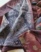 Vino Tinto Maroon Alpine Wool Unstitched New Luxury Dress Material