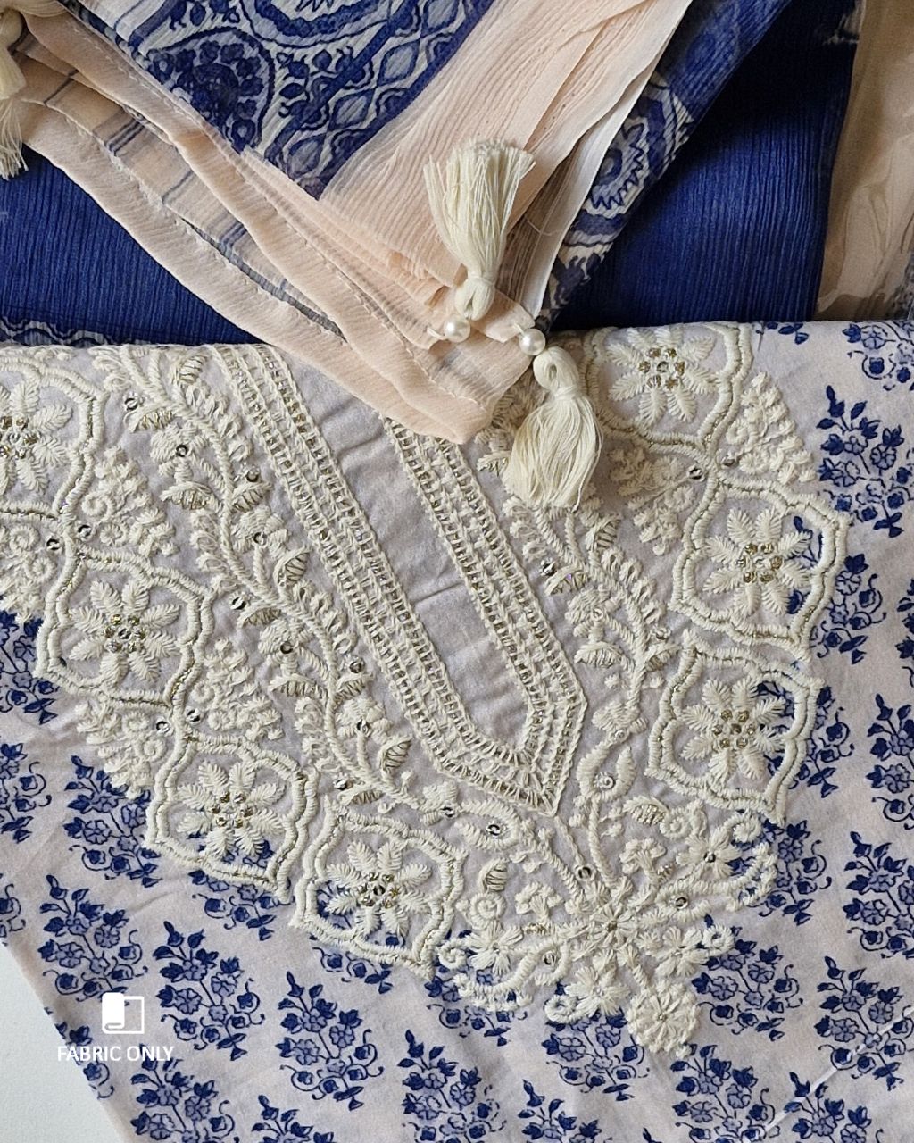 Early Crocus White Superior Cotton Embroidery Everyday Muse