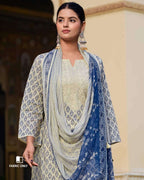 Early Crocus White Superior Cotton Embroidery Everyday Muse