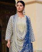 Early Crocus White Superior Cotton Embroidery Everyday Muse