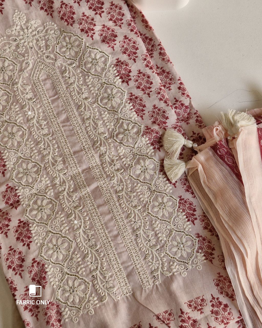 Arrowhead White & Rose Superior Cotton Printed Elegance Set