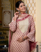 Arrowhead White & Rose Superior Cotton Printed Elegance Set