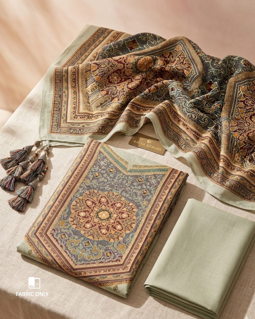 Classic Chalk White Bemberg Muslin Silk Khatli Heritage Chapter