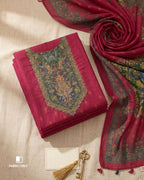 Valentine Red Jam Cotton Khatli Handcrafted Artisanal Detailing