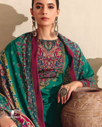 Emerald Spring Green Jam Cotton Khatli Crafted Ethnic Style