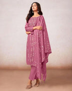 Old Geranium Pink Cotton Handcrafted Heritage Weave