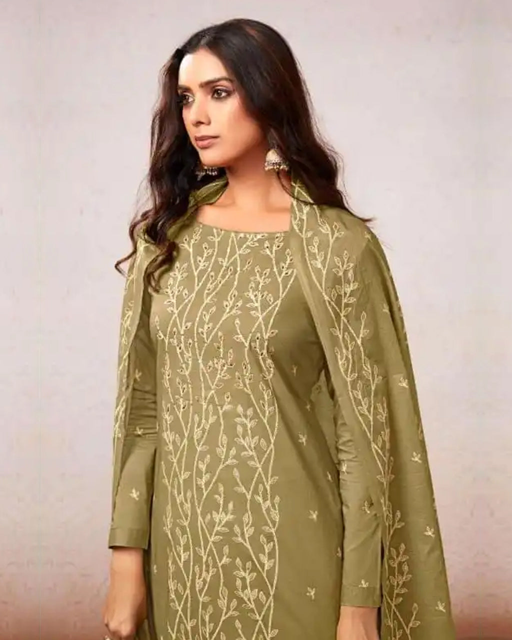 Marsh Grass Light Green Cotton Artisan Touch