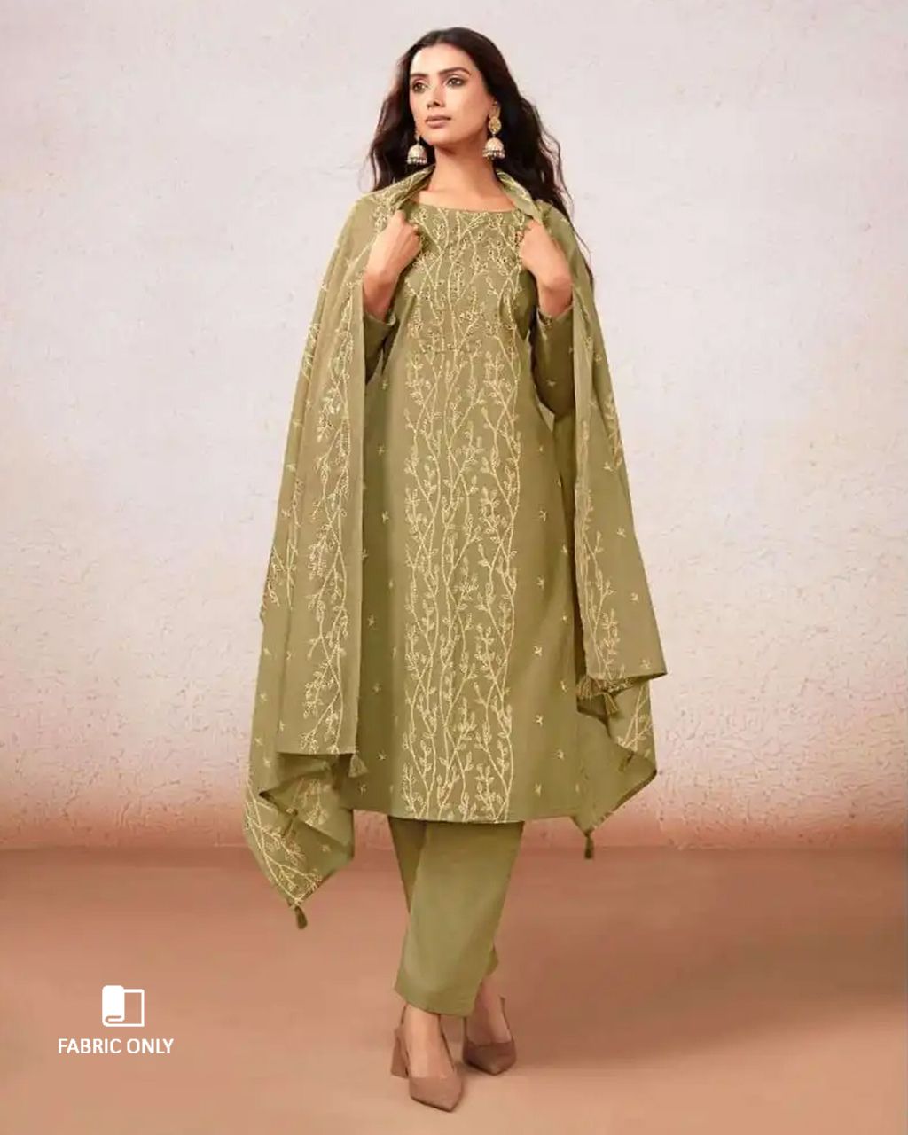 Marsh Grass Light Green Cotton Artisan Touch
