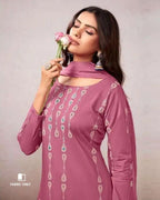 Old Geranium Pink Cotton Handcrafted Heritage Weave