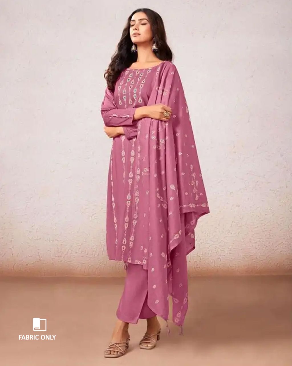 Old Geranium Pink Cotton Handcrafted Heritage Weave