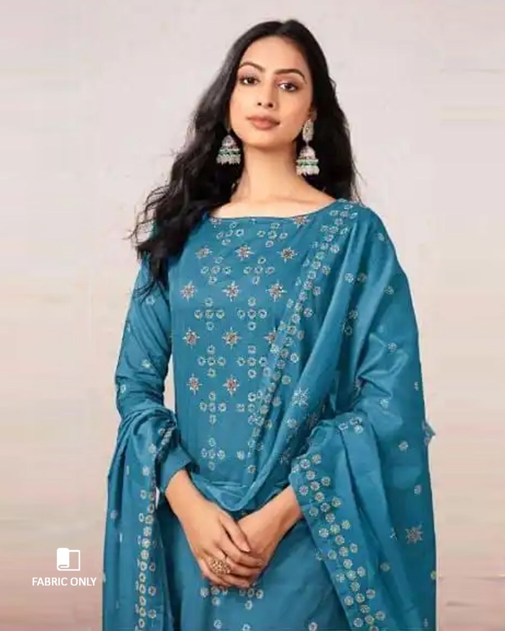 Kingfisher Bright Blue Cotton Handcrafted Everyday Wear