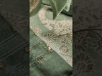 Cub Scout Green Viscose Linen Khatli Crafted Luxe Narrative