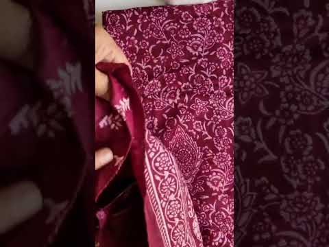 Rose Bud Cherry Purple Woollen Pashmina Grace Collection