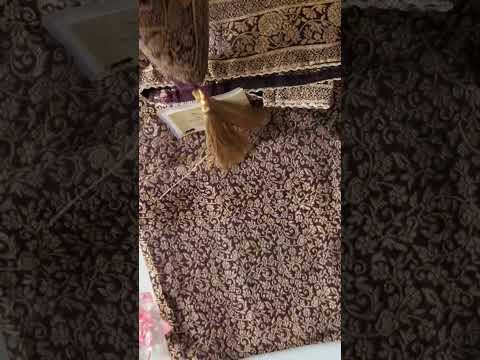 Nectar of the Gods Purple Viscose Silk Jacquard Regal Narrative