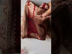 Maroon Oak Viscose Silk Jacquard Zari Regal Edit