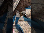 Artist Blue Viscose Silk Jacquard Zari Radiance Chapter