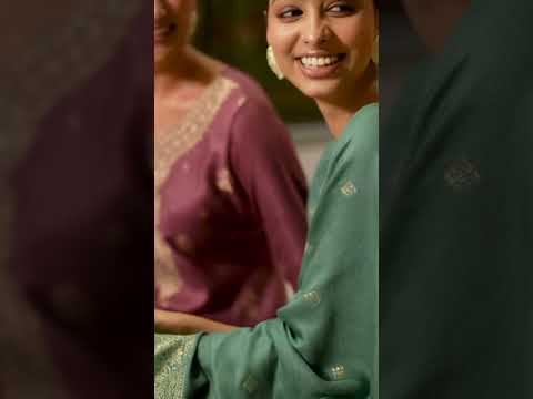 Earhart Emerald Green Viscose Woolen Pashmina With Heavy Embroidery Work Unstitched Dress Material