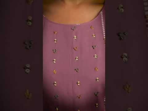 Light Wisteria Purple Cambric Cotton Digital Print Unstitched Dress Material