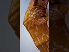 Pumpkin Skin Yellow Cotton with Heavy Embroidery & Mal Mal Dupatta Unstitched Dress Material